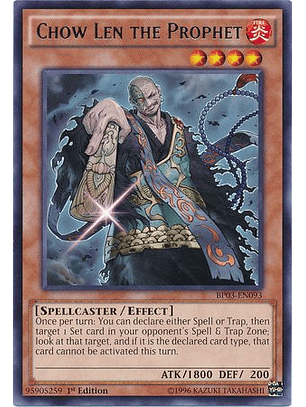 Chow Len the Prophet - BP03-EN093 - Rare