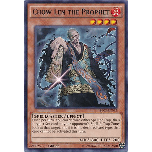 Chow Len the Prophet - BP03-EN093 - Rare