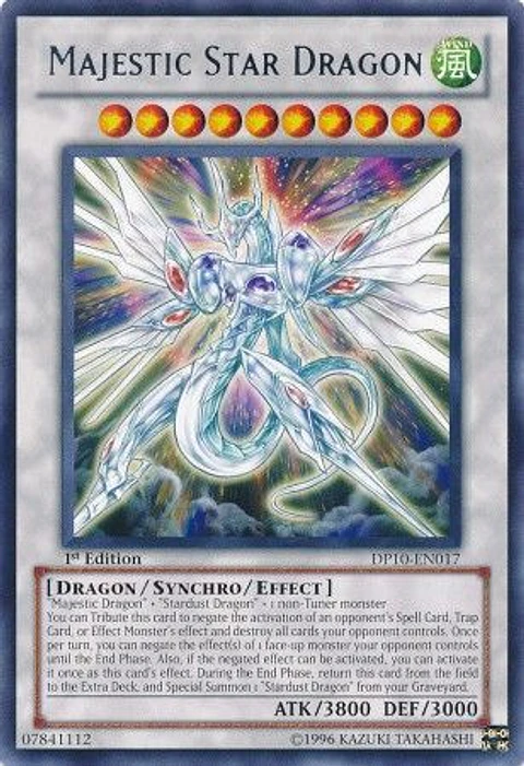 Majestic Star Dragon - DP10-EN017 - Rare 