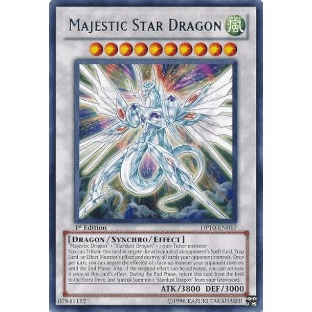 Majestic Star Dragon - DP10-EN017 - Rare 