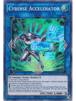 Cyberse Accelerator - IGAS-ENSE1 - Super Rare Limited Edition