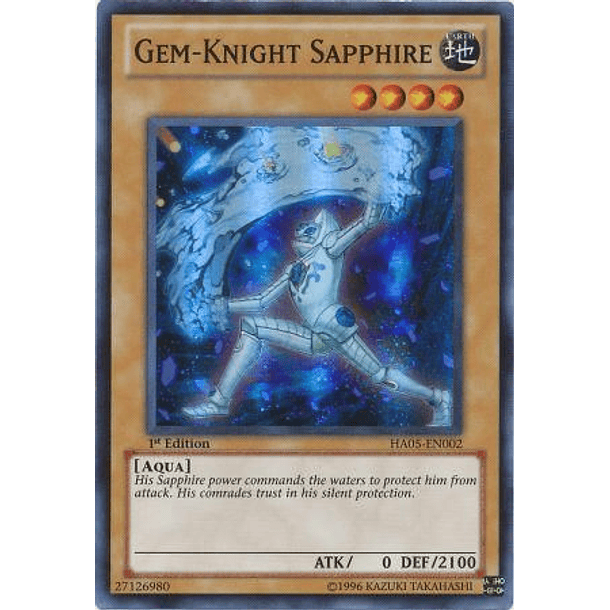 Gem-Knight Sapphire - HA05-EN002 - Super Rare