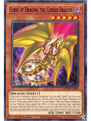 Curse of Dragon, the Cursed Dragon - ROTD-EN002 - Common