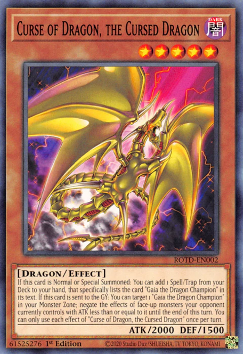 Curse of Dragon, the Cursed Dragon - ROTD-EN002 - Common