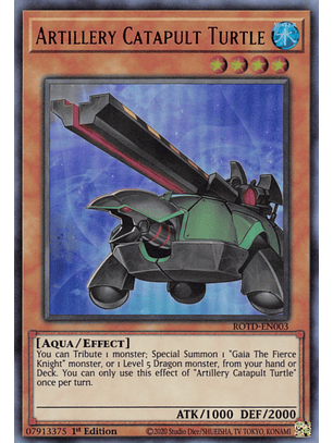 Artillery Catapult Turtle - ROTD-EN003 - Ultra Rare