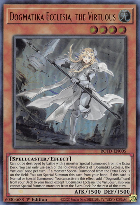 Dogmatika Ecclesia, the Virtuous - ROTD-EN005 - Ultra Rare