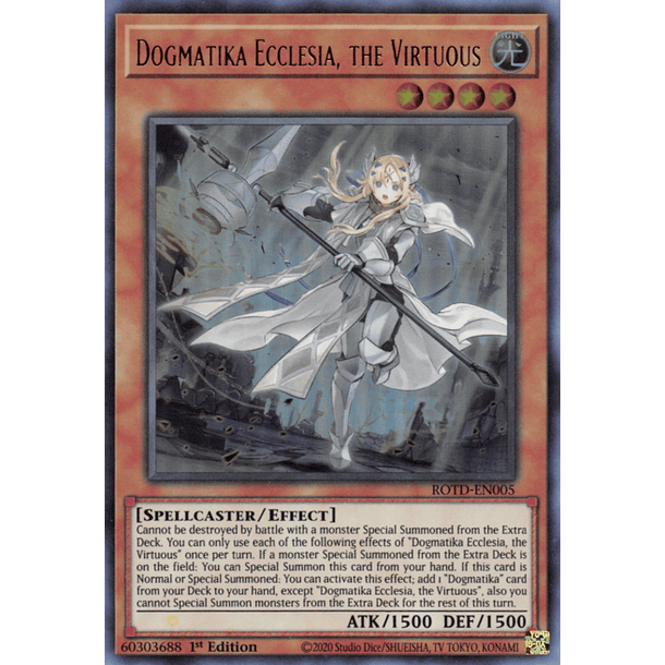 Dogmatika Ecclesia, the Virtuous - ROTD-EN005 - Ultra Rare