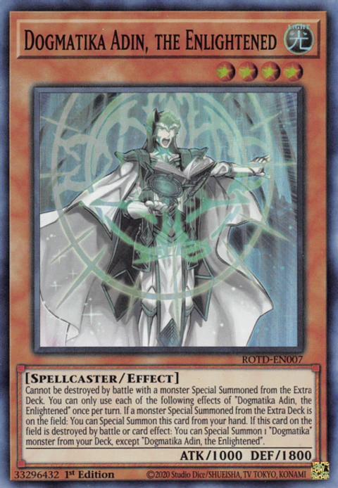 Dogmatika Adin, the Enlightened - ROTD-EN007 - Super Rare
