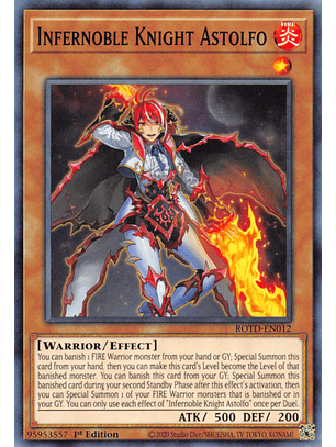 Infernoble Knight Astolfo - ROTD-EN012 - Common 