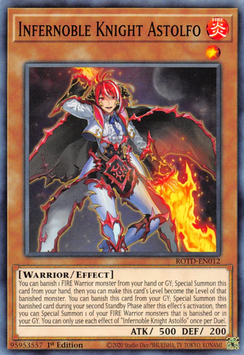 Infernoble Knight Astolfo - ROTD-EN012 - Common 