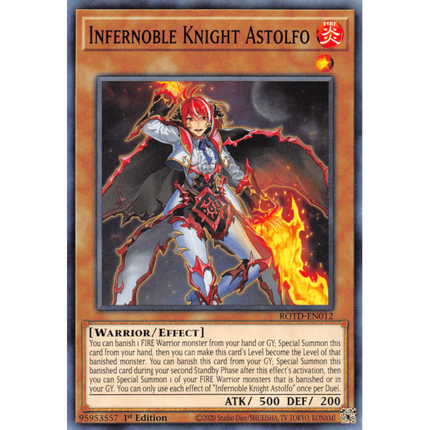 Infernoble Knight Astolfo - ROTD-EN012 - Common 