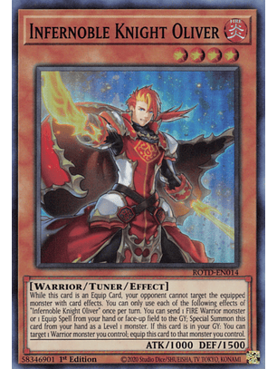 Infernoble Knight Oliver - ROTD-EN014 - Super Rare