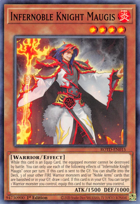 Infernoble Knight Maugis - ROTD-EN015 - Common 