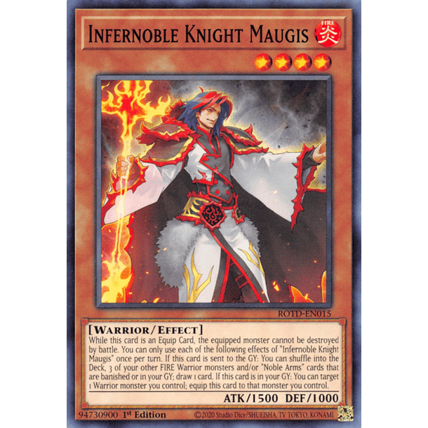 Infernoble Knight Maugis - ROTD-EN015 - Common 