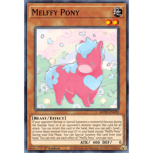 Melffy Pony - ROTD-EN020 - Common 