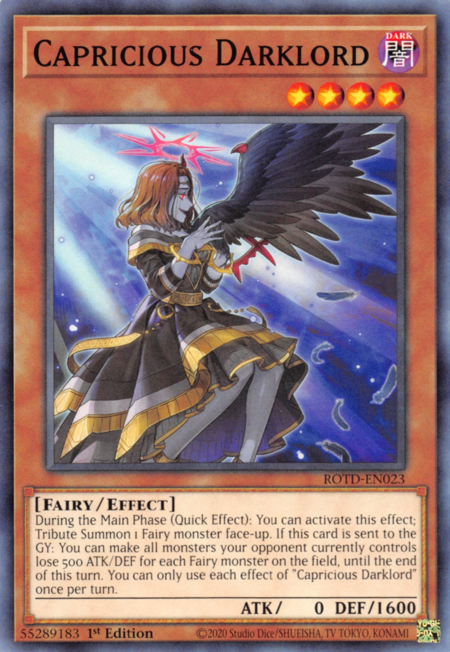 Capricious Darklord - ROTD-EN023 - Common  1