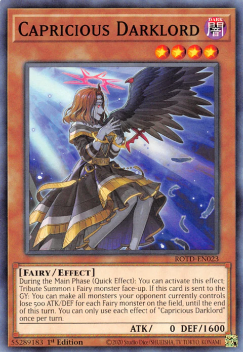 Capricious Darklord - ROTD-EN023 - Common 