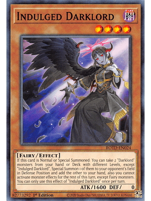 Indulged Darklord - ROTD-EN024 - Common 