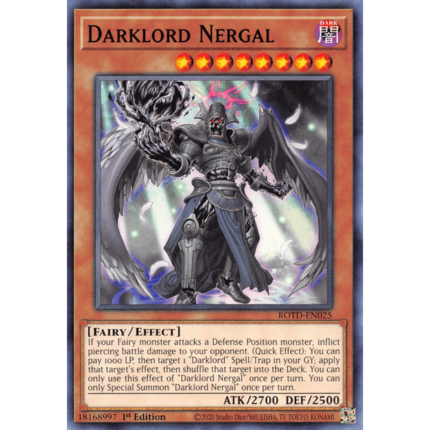 Darklord Nergal - ROTD-EN025 - Common 