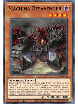 Machina Resavenger - ROTD-EN026 - Common 