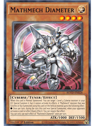 Mathmech Diameter - ROTD-EN028 - Common 