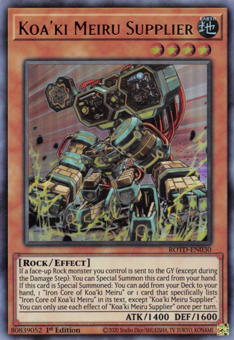 Koa'ki Meiru Supplier - ROTD-EN030 - Ultra Rare