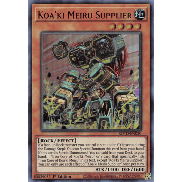 Koa'ki Meiru Supplier - ROTD-EN030 - Ultra Rare