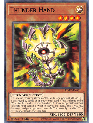 Thunder Hand - ROTD-EN031 - Common