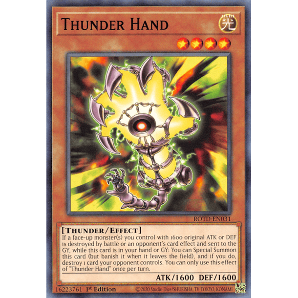 Thunder Hand - ROTD-EN031 - Common