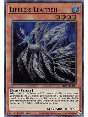 Lifeless Leaffish - ROTD-EN033 - Ultra Rare
