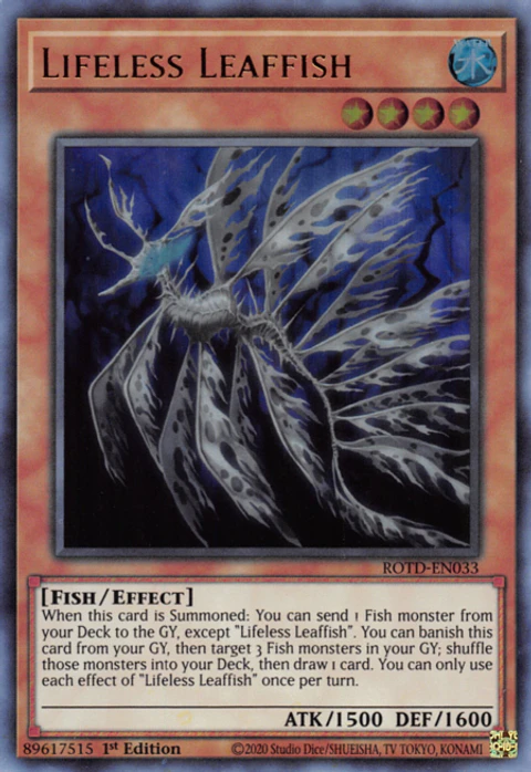 Lifeless Leaffish - ROTD-EN033 - Ultra Rare