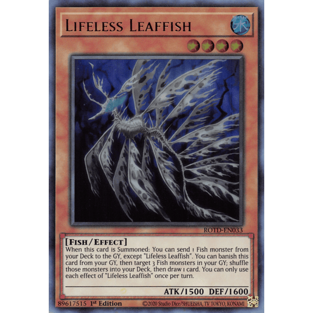 Lifeless Leaffish - ROTD-EN033 - Ultra Rare