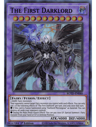 The First Darklord - ROTD-EN040 - Super Rare