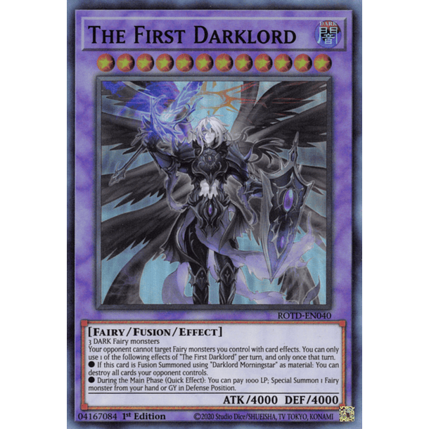 The First Darklord - ROTD-EN040 - Super Rare