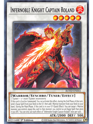 Infernoble Knight Captain Roland - ROTD-EN041 - Common 