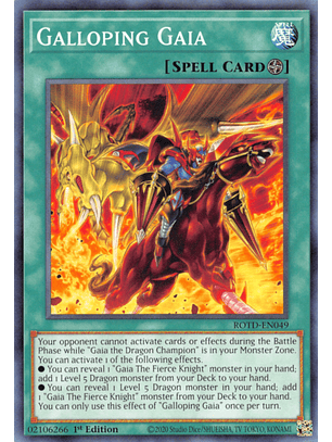 Galloping Gaia - ROTD-EN049 - Common 