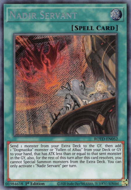 Nadir Servant - ROTD-EN052 - Secret Rare 1