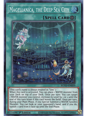 Magellanica, the Deep Sea City - ROTD-EN059 - Super Rare