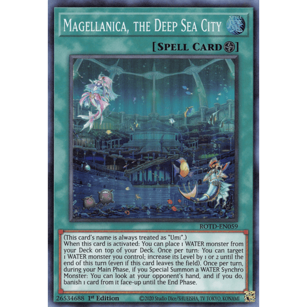Magellanica, the Deep Sea City - ROTD-EN059 - Super Rare
