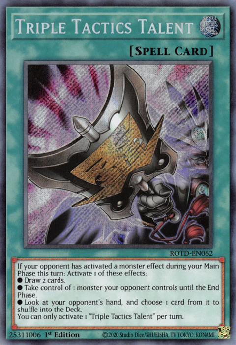 Triple Tactics Talent - ROTD-EN062 - Secret Rare