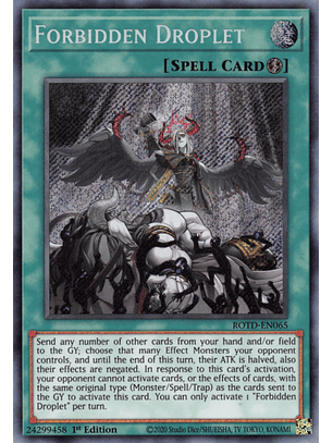 Forbidden Droplet - ROTD-EN065 - Secret Rare