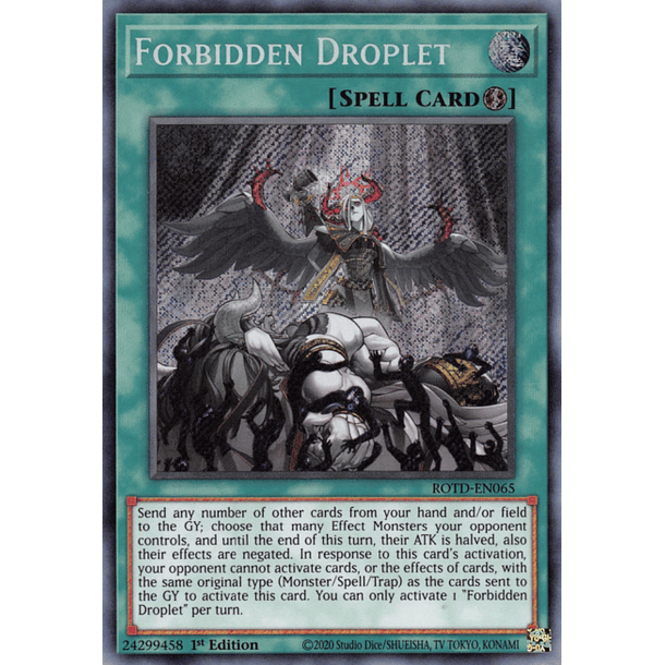 Forbidden Droplet - ROTD-EN065 - Secret Rare