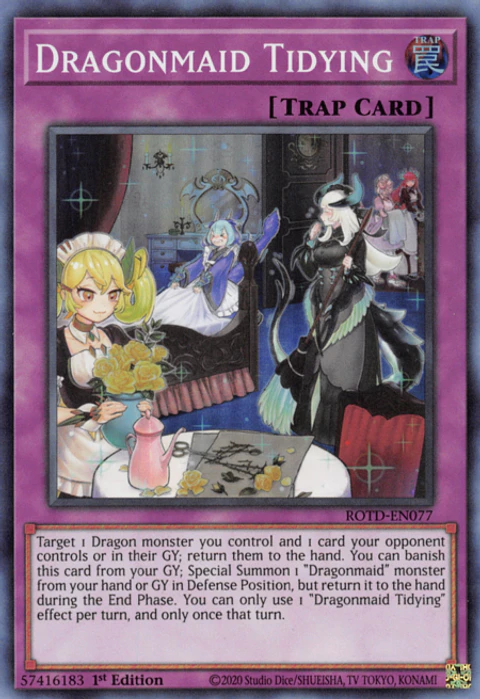 Dragonmaid Tidying - ROTD-EN077 - Super Rare
