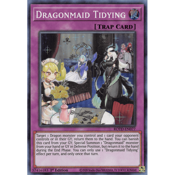 Dragonmaid Tidying - ROTD-EN077 - Super Rare