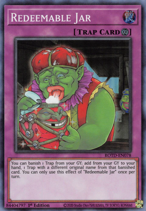 Redeemable Jar - ROTD-EN078 - Super Rare
