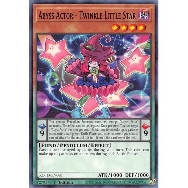 Abyss Actor - Twinkle Little Star - ROTD-EN081 - Common 