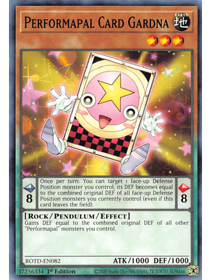 Performapal Card Gardna - ROTD-EN082 - Common 