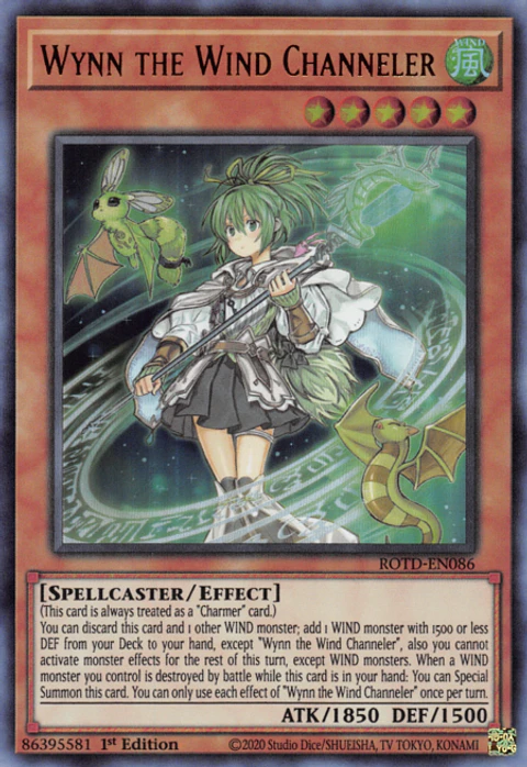 Wynn the Wind Channeler - ROTD-EN086 - Ultra Rare