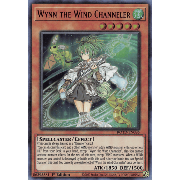 Wynn the Wind Channeler - ROTD-EN086 - Ultra Rare