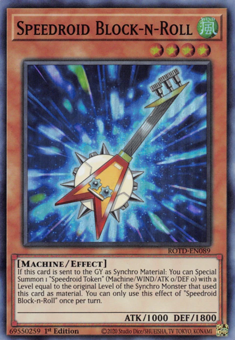 Speedroid Block-n-Roll - ROTD-EN089 - Super Rare